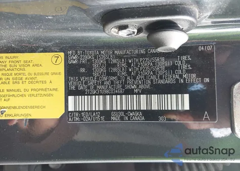 2008 Lexus Rx 350 z USA, uszkodzony, nr VIN 2T2GK31U98C034687